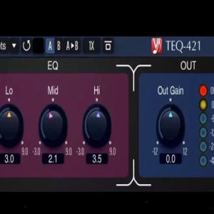 均衡器 Voxengo TEQ-421 v1.2 VST3 AU AAX WiN&macOS